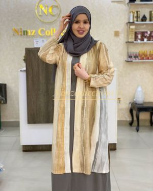 Silk short kimono