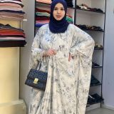 Grey Silk Kaftan